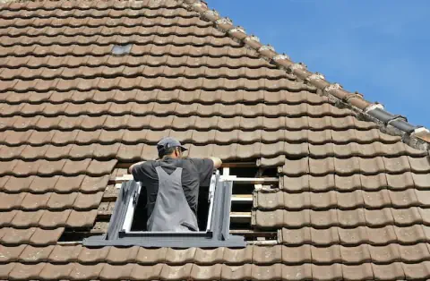 Pose de velux - Herm